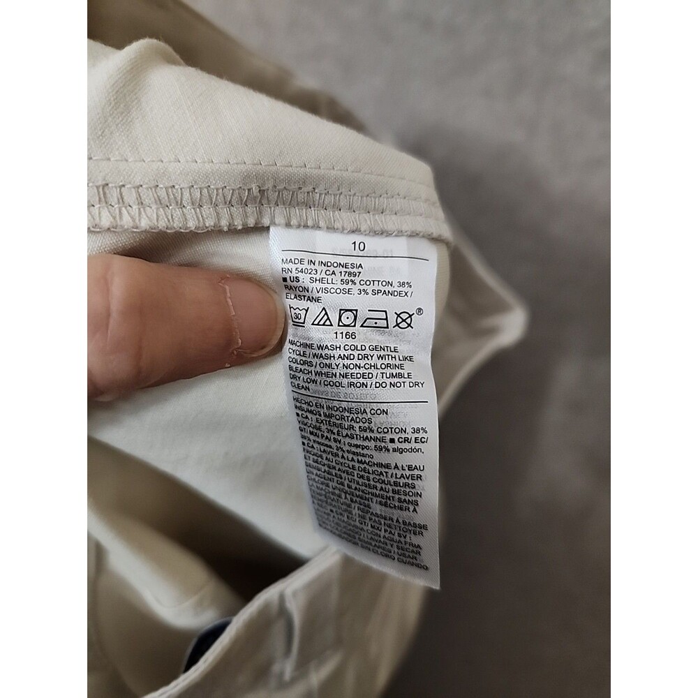 Old Navy Satin Cargo Barrel Wide-Leg Pants Womens 10 Silver Gray NEW - Picture 10 of 11